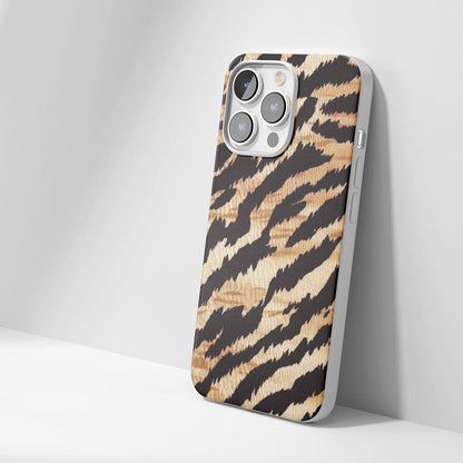 Latest 3rd-Generation Crystal Tough Glossy Tiger Stripes iPhone Case