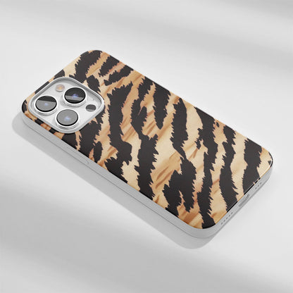 Latest 3rd-Generation Crystal Tough Glossy Tiger Stripes iPhone Case