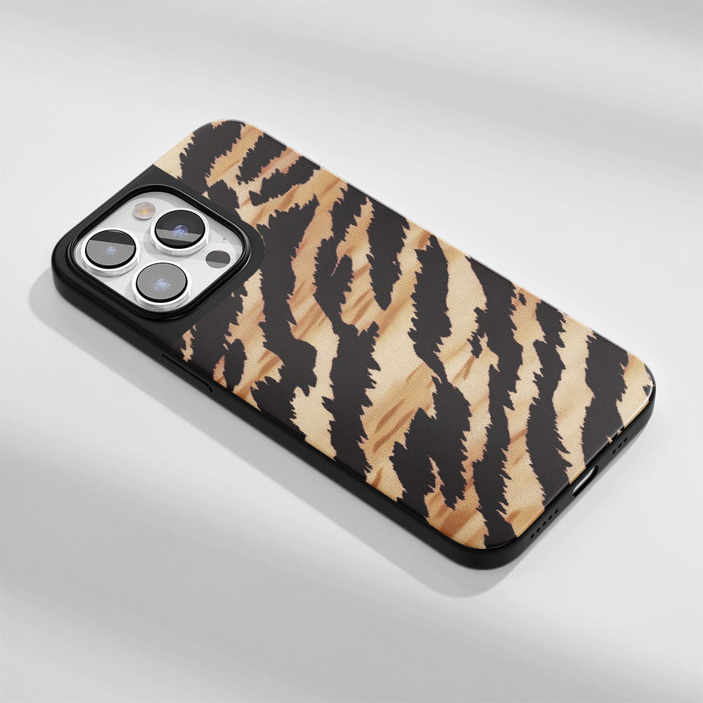 Industry-Level Tough Matte Tiger Stripes iPhone Case