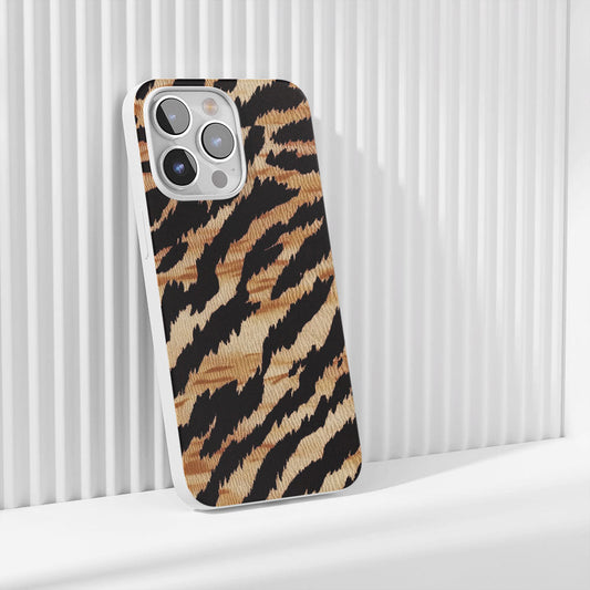 Latest 3rd-Generation Crystal Tough Glossy Tiger Stripes iPhone Case