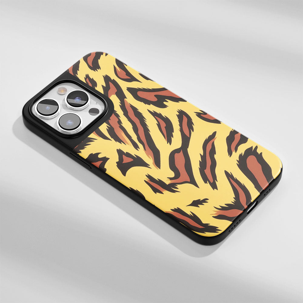 Industry-Level Tough Matte Tiger Stripes iPhone Case