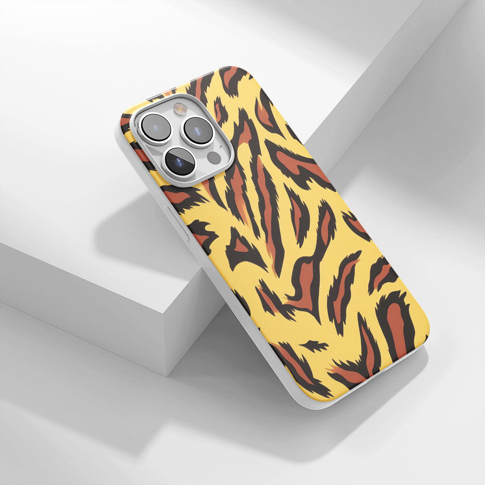 Latest 3rd-Generation Crystal Tough Glossy Tiger Stripes iPhone Case