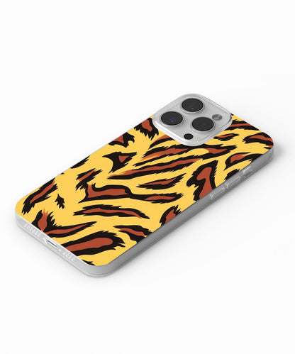 Latest 3rd-Generation Crystal Tough Glossy Tiger Stripes iPhone Case (MagSafe-Compatible)