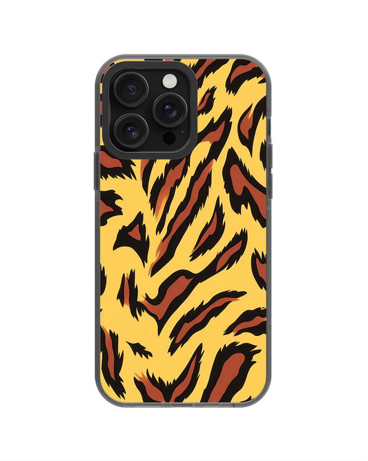 Latest 3rd-Generation Pop Tough Matte Tiger Stripes iPhone Case (MagSafe-Compatible) [Back Cover Only]