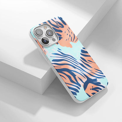 Latest 3rd-Generation Crystal Tough Glossy Tiger Stripes iPhone Case