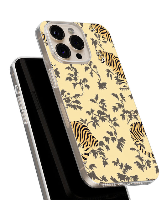 Latest 3rd-Generation Crystal Tough Glossy Tiger Stripes iPhone Case (MagSafe-Compatible)