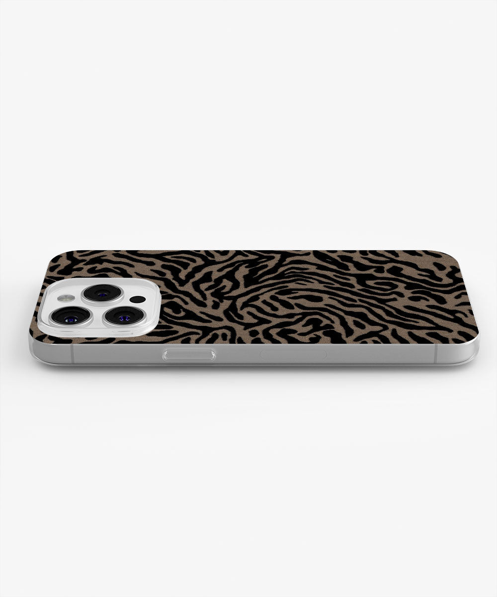 Latest 3rd-Generation Crystal Tough Glossy Tiger Stripes iPhone Case (MagSafe-Compatible)