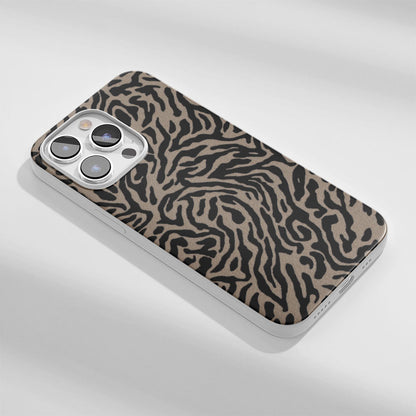 Latest 3rd-Generation Crystal Tough Glossy Tiger Stripes iPhone Case