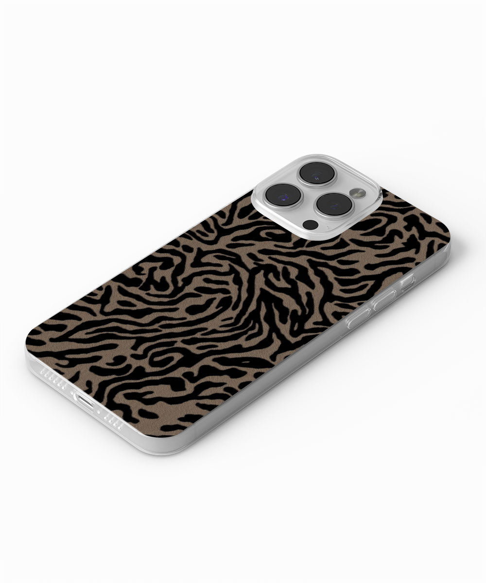 Latest 3rd-Generation Crystal Tough Glossy Tiger Stripes iPhone Case (MagSafe-Compatible)