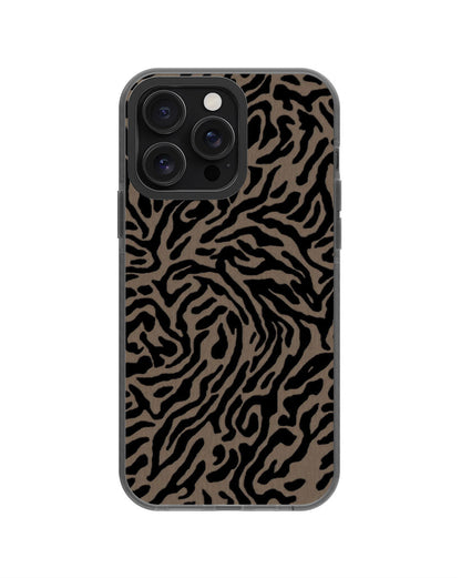 Latest 3rd-Generation Pop Tough Matte Tiger Stripes iPhone Case (MagSafe-Compatible) [Back Cover Only]