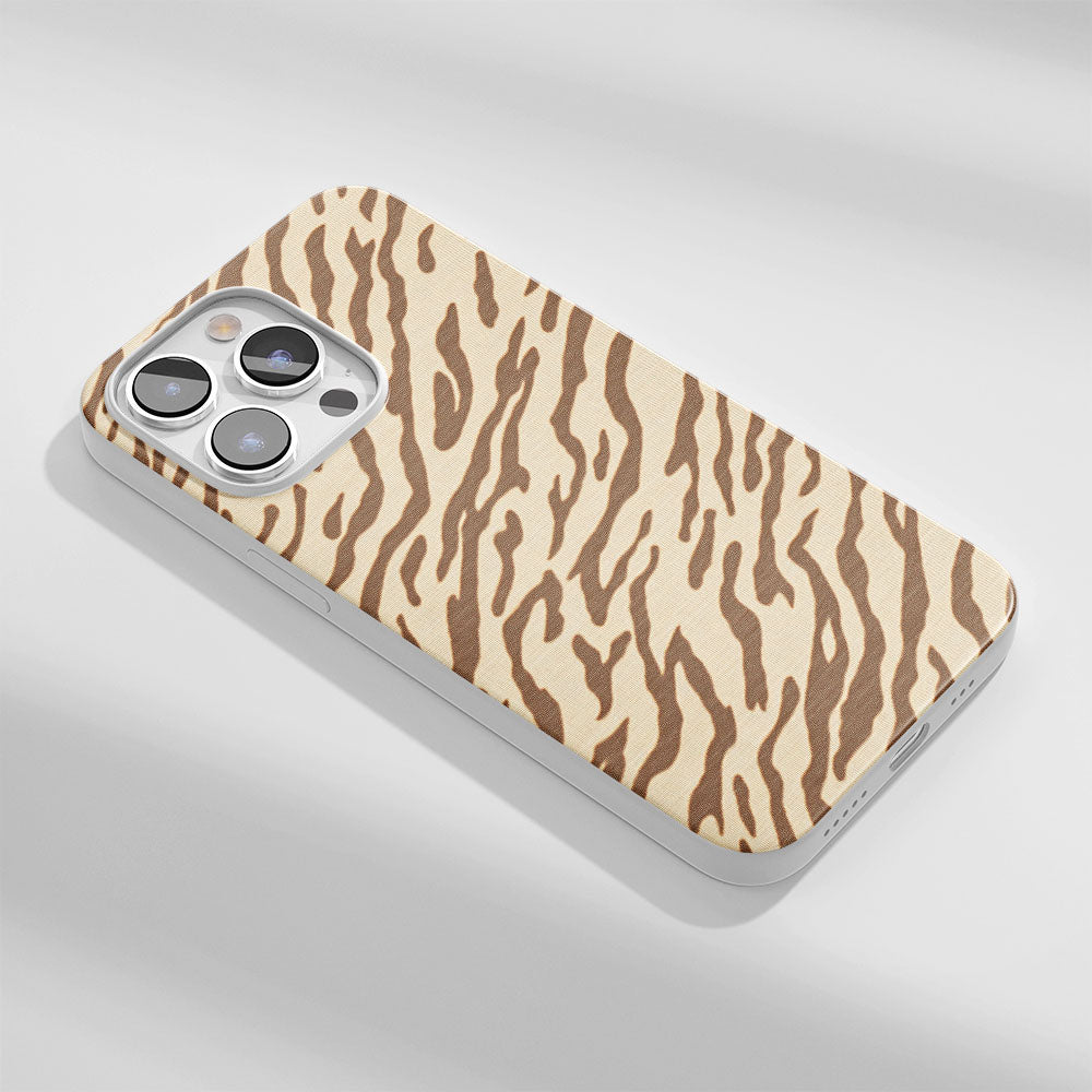 Latest 3rd-Generation Crystal Tough Glossy Tiger Stripes iPhone Case