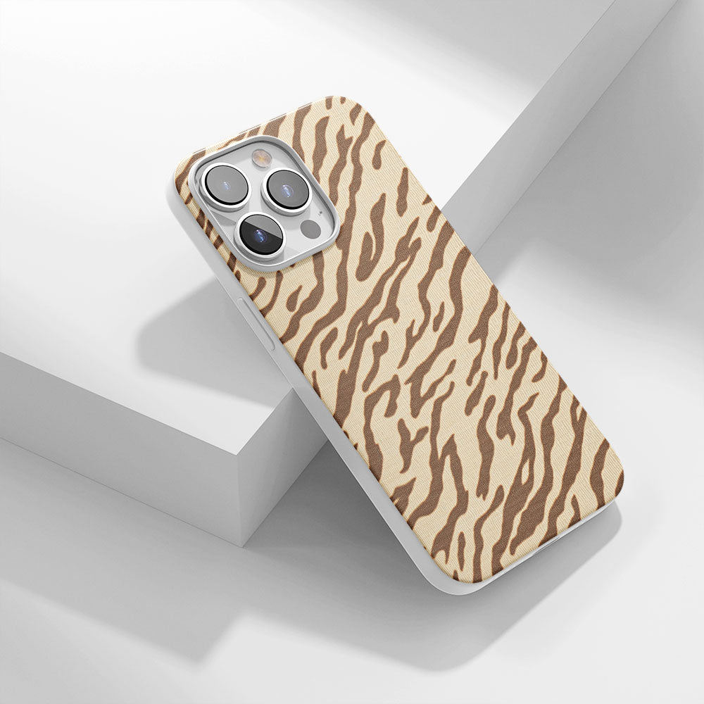 Latest 3rd-Generation Crystal Tough Glossy Tiger Stripes iPhone Case