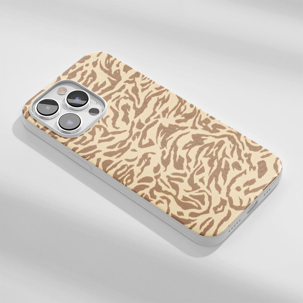 Latest 3rd-Generation Crystal Tough Glossy Tiger Stripes iPhone Case