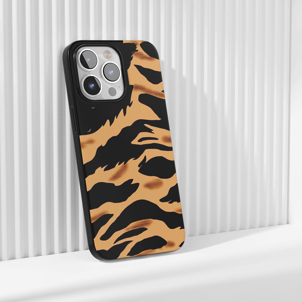 Industry-Level Tough Matte Tiger Stripes iPhone Case