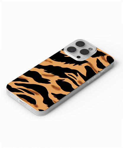 Latest 3rd-Generation Crystal Tough Glossy Tiger Stripes iPhone Case (MagSafe-Compatible)
