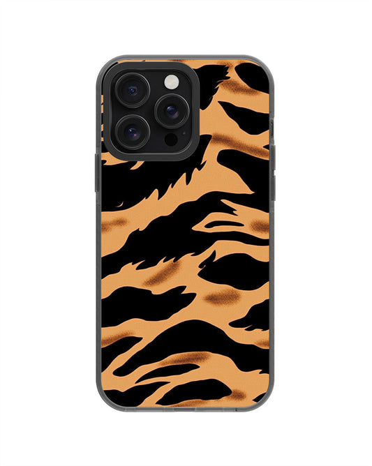 Latest 3rd-Generation Pop Tough Matte Tiger Stripes iPhone Case (MagSafe-Compatible) [Back Cover Only]