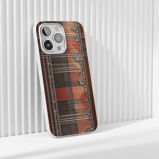 Latest 3rd-Generation Crystal Tough Glossy Checks iPhone Case
