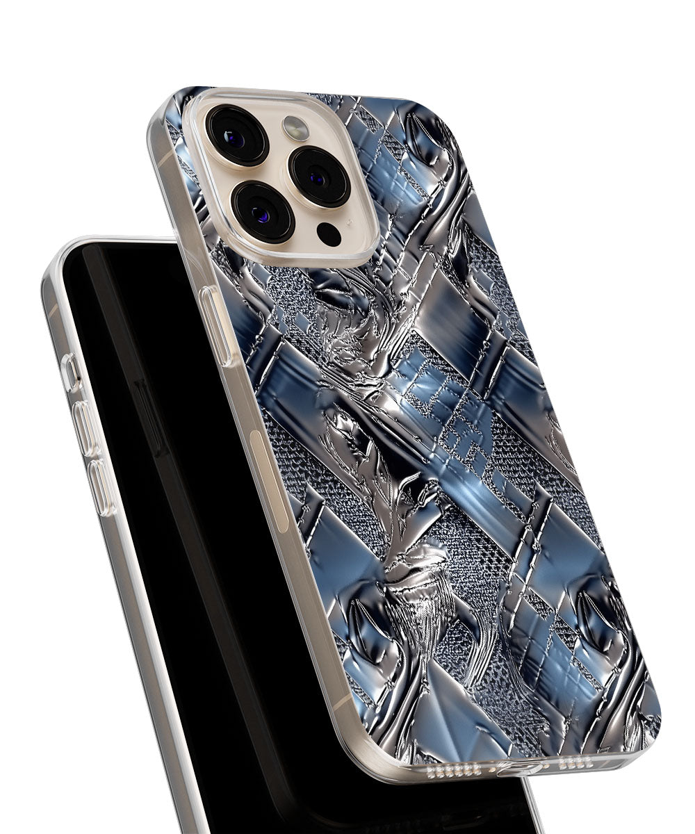 Latest 3rd-Generation Crystal Tough Glossy Checks iPhone Case (MagSafe-Compatible)