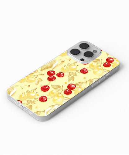 Latest 3rd-Generation Crystal Tough Glossy Cherries iPhone Case (MagSafe-Compatible)