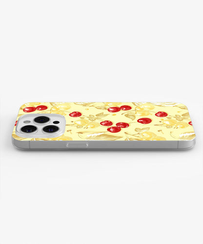 Latest 3rd-Generation Crystal Tough Glossy Cherries iPhone Case (MagSafe-Compatible)