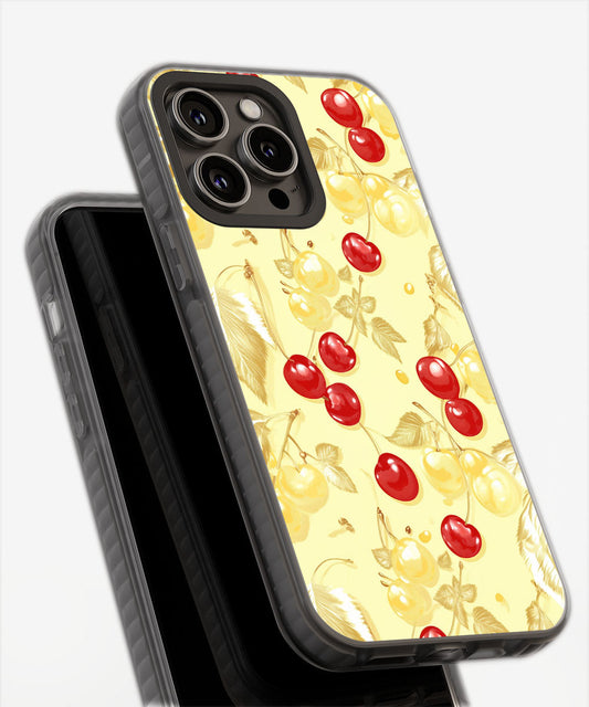 Latest 3rd-Generation Pop Tough Matte Cherries iPhone Case (MagSafe-Compatible)