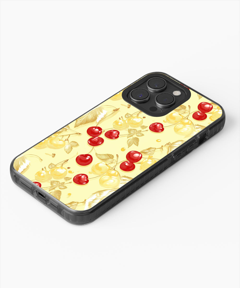 Latest 3rd-Generation Pop Tough Matte Cherries iPhone Case (MagSafe-Compatible)