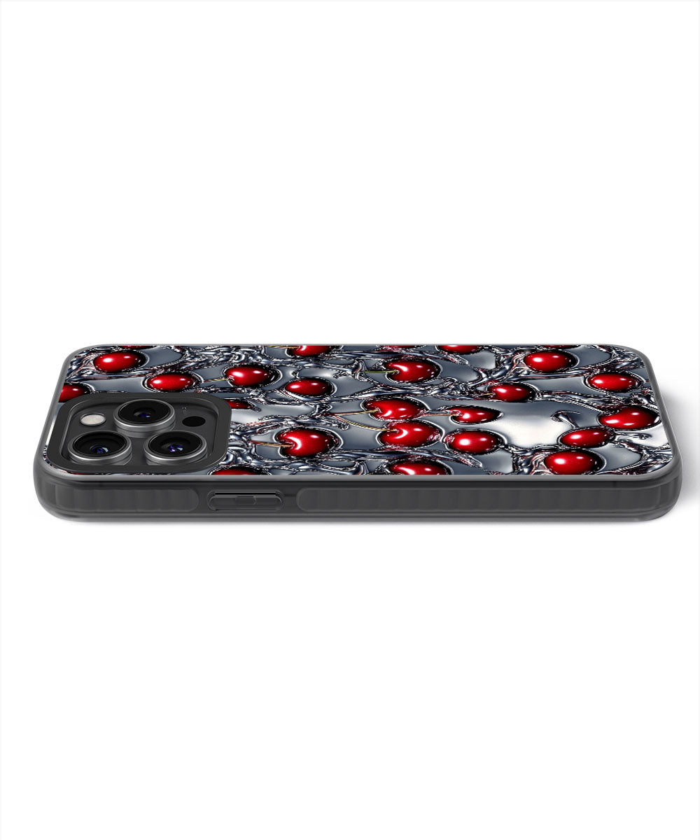 Latest 3rd-Generation Pop Tough Matte Cherries iPhone Case (MagSafe-Compatible)