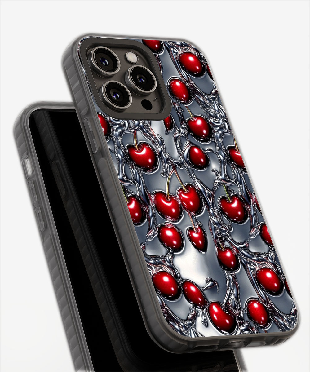 Latest 3rd-Generation Pop Tough Matte Cherries iPhone Case (MagSafe-Compatible)