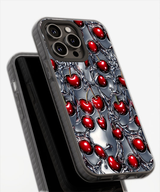 Latest 3rd-Generation Pop Tough Matte Cherries iPhone Case (MagSafe-Compatible)