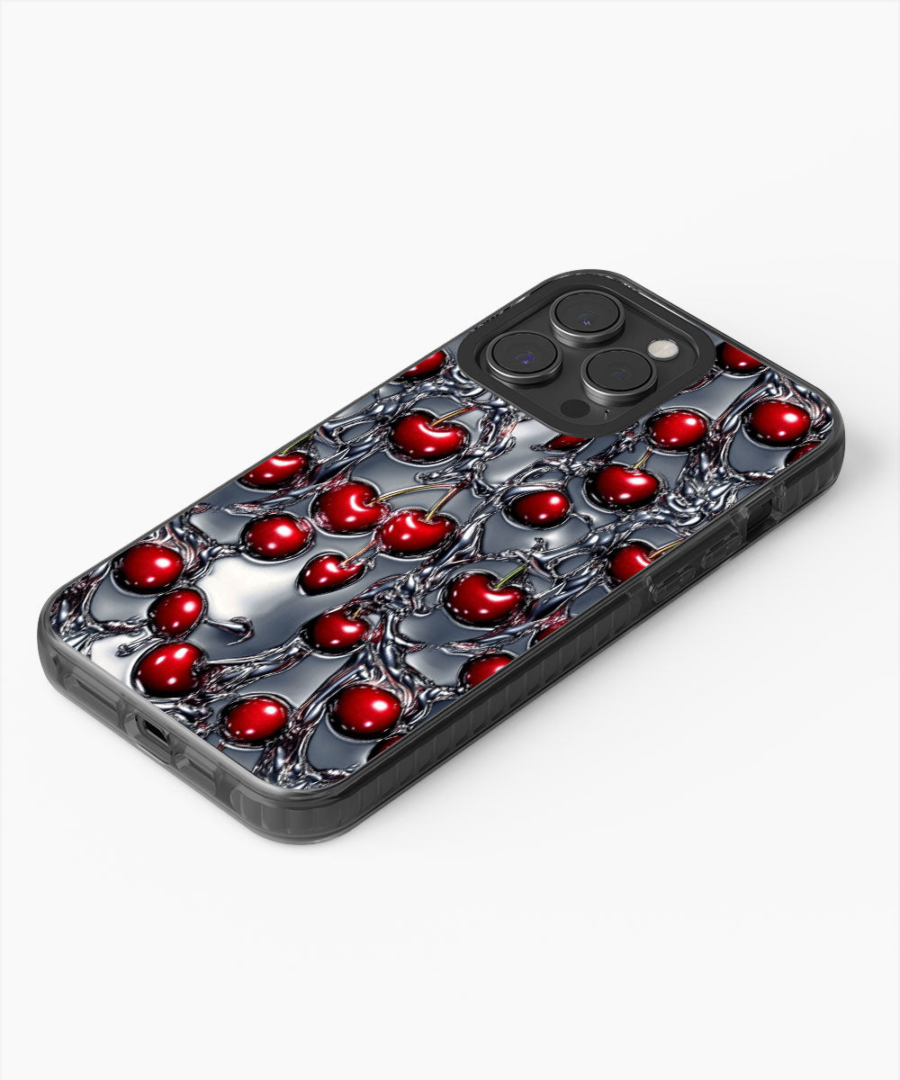 Latest 3rd-Generation Pop Tough Matte Cherries iPhone Case (MagSafe-Compatible)