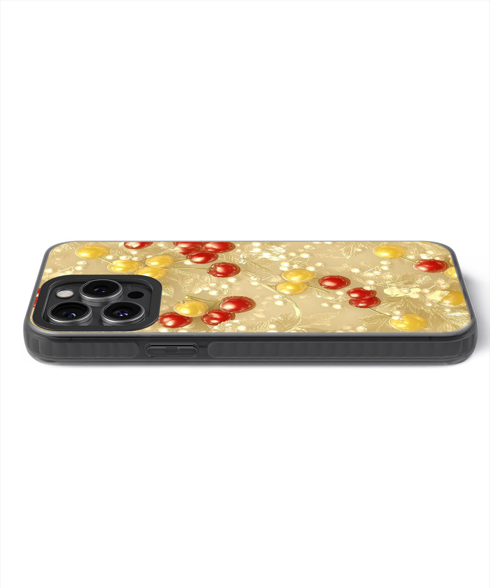 Latest 3rd-Generation Pop Tough Matte Cherries iPhone Case (MagSafe-Compatible)