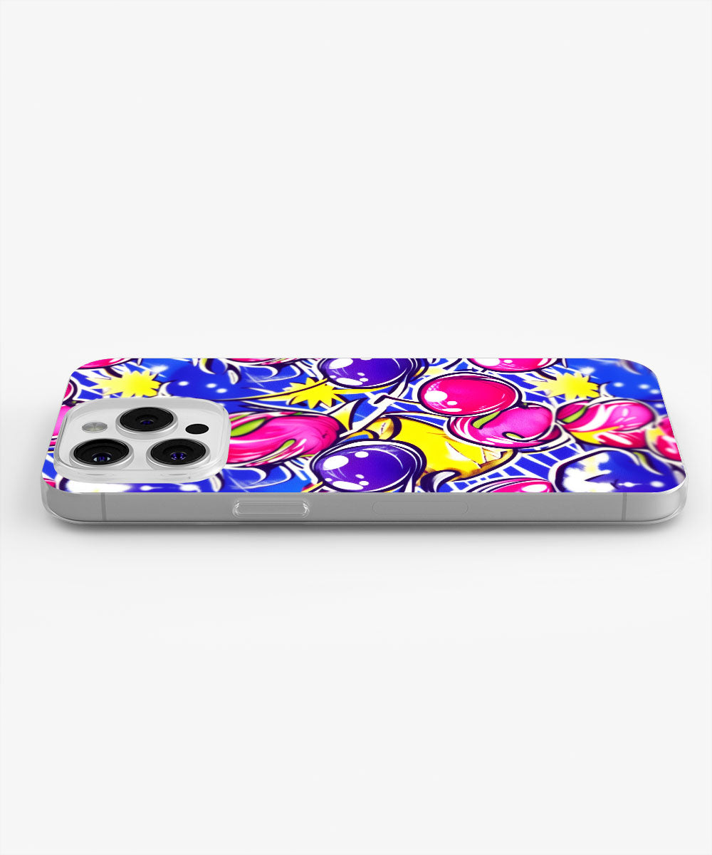 Latest 3rd-Generation Crystal Tough Glossy Cherries iPhone Case (MagSafe-Compatible)