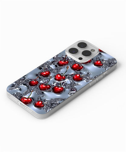 Latest 3rd-Generation Crystal Tough Glossy Cherries iPhone Case (MagSafe-Compatible)