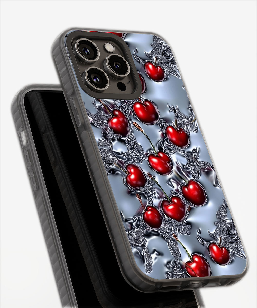 Latest 3rd-Generation Pop Tough Matte Cherries iPhone Case (MagSafe-Compatible)