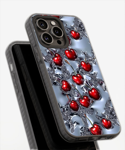 Latest 3rd-Generation Pop Tough Matte Cherries iPhone Case (MagSafe-Compatible)
