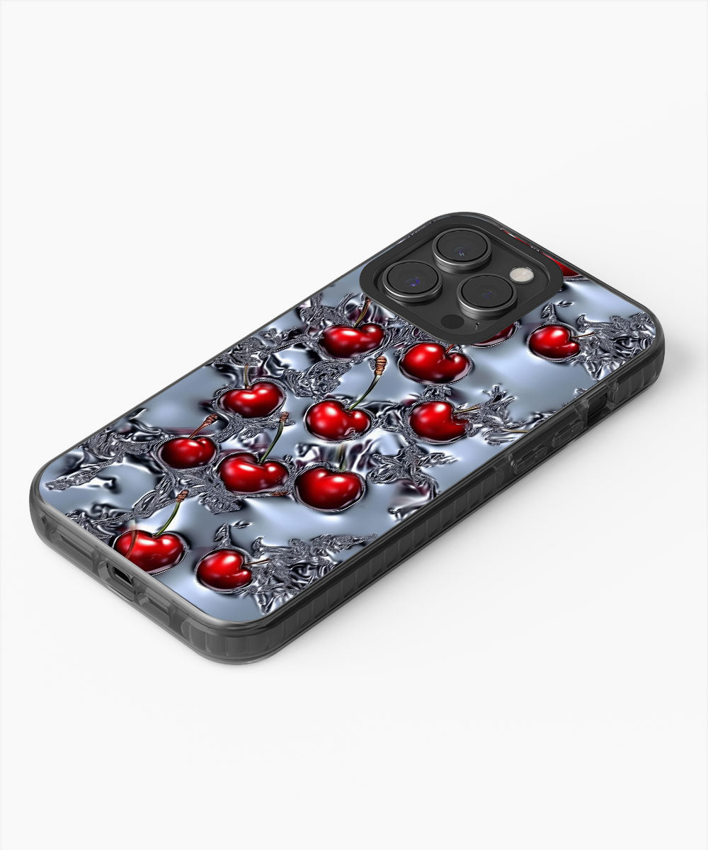 Latest 3rd-Generation Pop Tough Matte Cherries iPhone Case (MagSafe-Compatible)