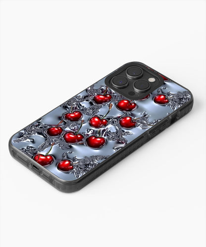 Latest 3rd-Generation Pop Tough Matte Cherries iPhone Case (MagSafe-Compatible)