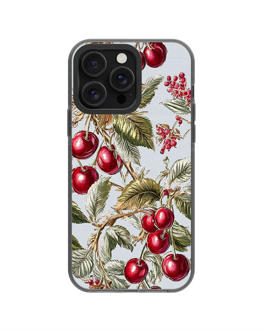 Latest 3rd-Generation Pop Tough Matte Cherries iPhone Case (MagSafe-Compatible) [Back Cover Only]
