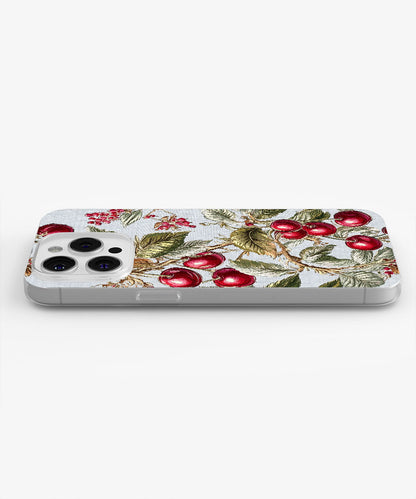 Latest 3rd-Generation Crystal Tough Glossy Cherries iPhone Case (MagSafe-Compatible)
