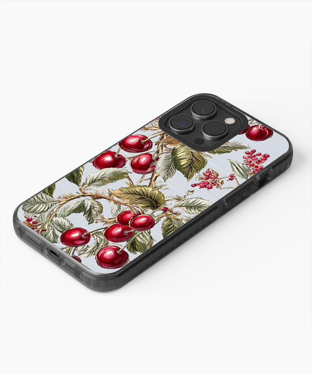 Latest 3rd-Generation Pop Tough Matte Cherries iPhone Case (MagSafe-Compatible)