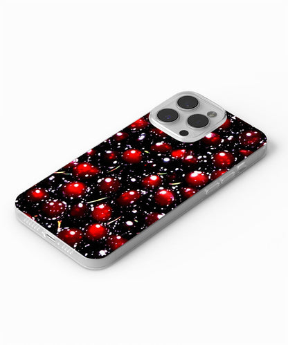 Latest 3rd-Generation Crystal Tough Glossy Cherries iPhone Case (MagSafe-Compatible)