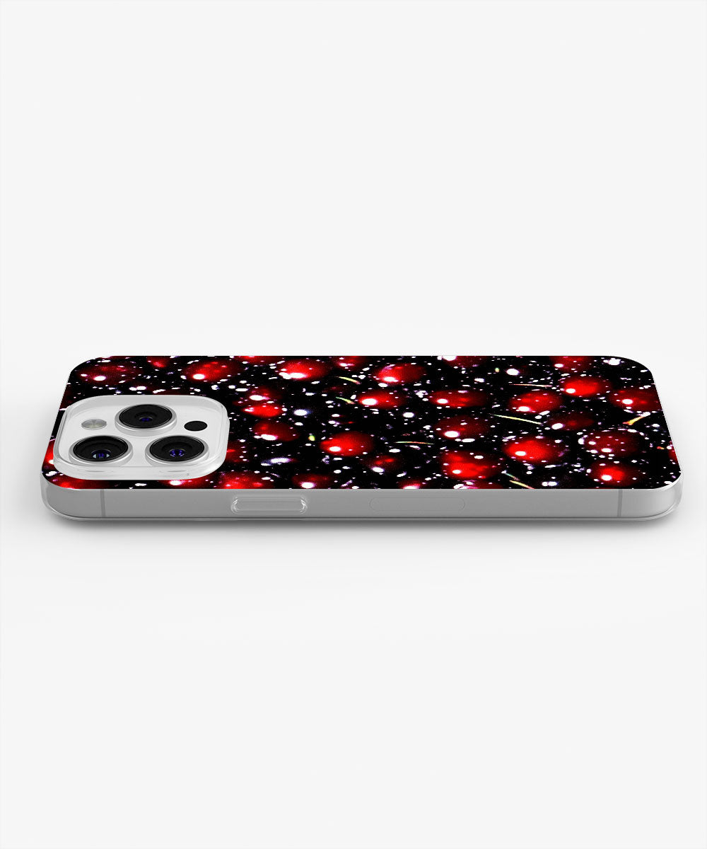 Latest 3rd-Generation Crystal Tough Glossy Cherries iPhone Case (MagSafe-Compatible)
