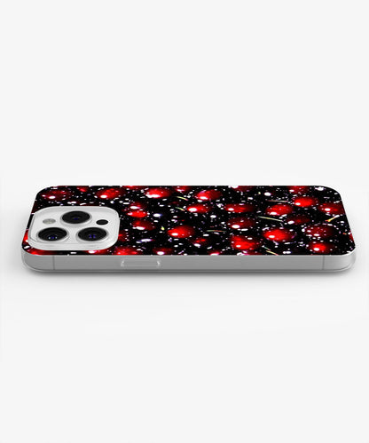 Latest 3rd-Generation Crystal Tough Glossy Cherries iPhone Case (MagSafe-Compatible)
