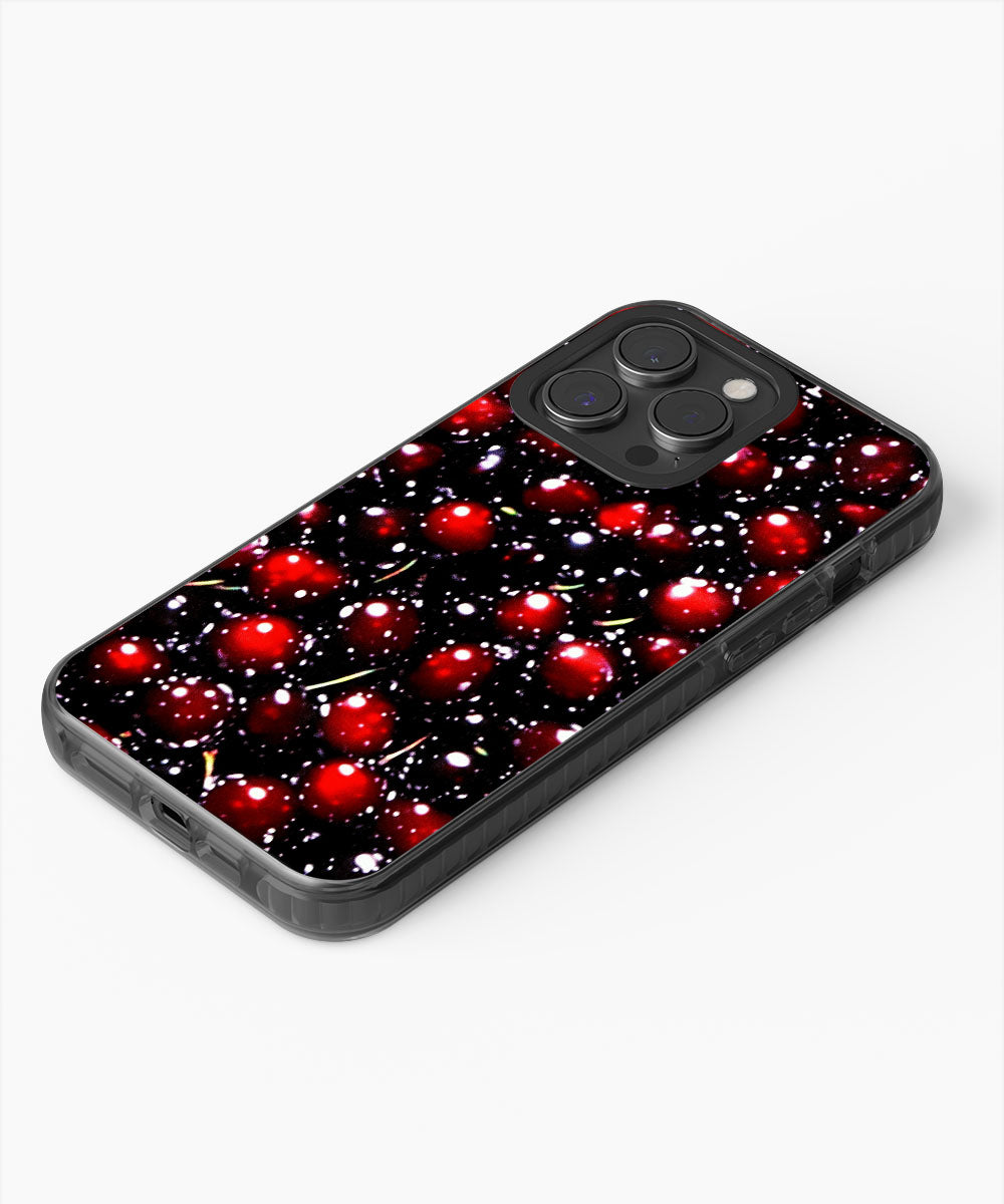 Latest 3rd-Generation Pop Tough Matte Cherries iPhone Case (MagSafe-Compatible)