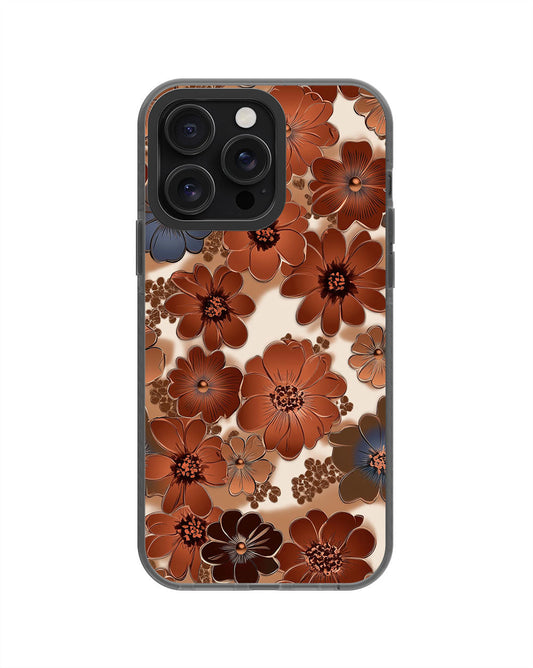 Latest 3rd-Generation Pop Tough Matte Flowers iPhone Case (MagSafe-Compatible) [Back Cover Only]