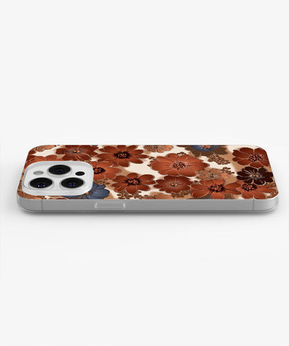 Latest 3rd-Generation Crystal Tough Glossy Flowers iPhone Case (MagSafe-Compatible)
