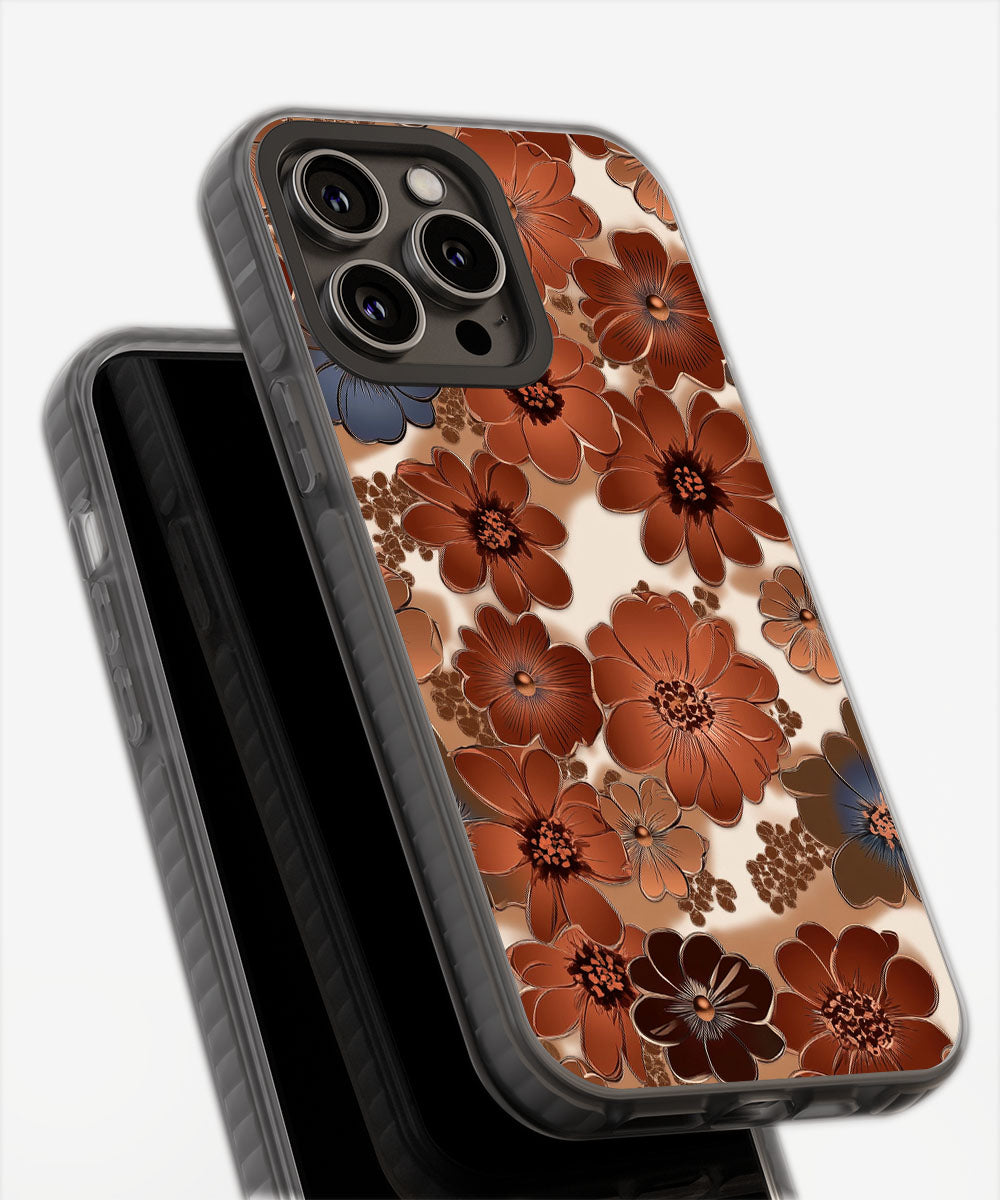 Latest 3rd-Generation Pop Tough Matte Flowers iPhone Case (MagSafe-Compatible)