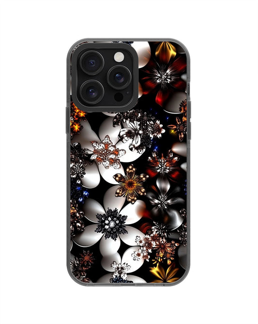 Latest 3rd-Generation Pop Tough Matte Flowers iPhone Case (MagSafe-Compatible) [Back Cover Only]