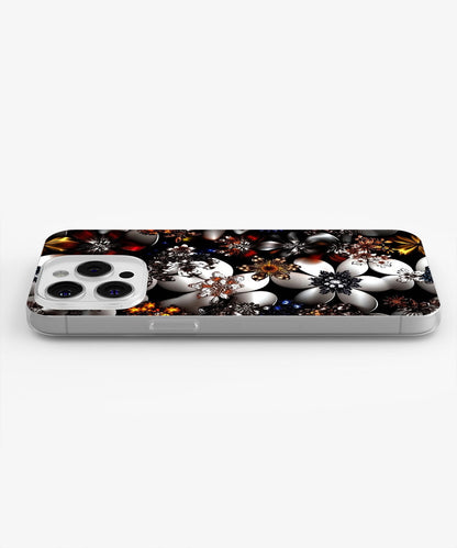 Latest 3rd-Generation Crystal Tough Glossy Flowers iPhone Case (MagSafe-Compatible)