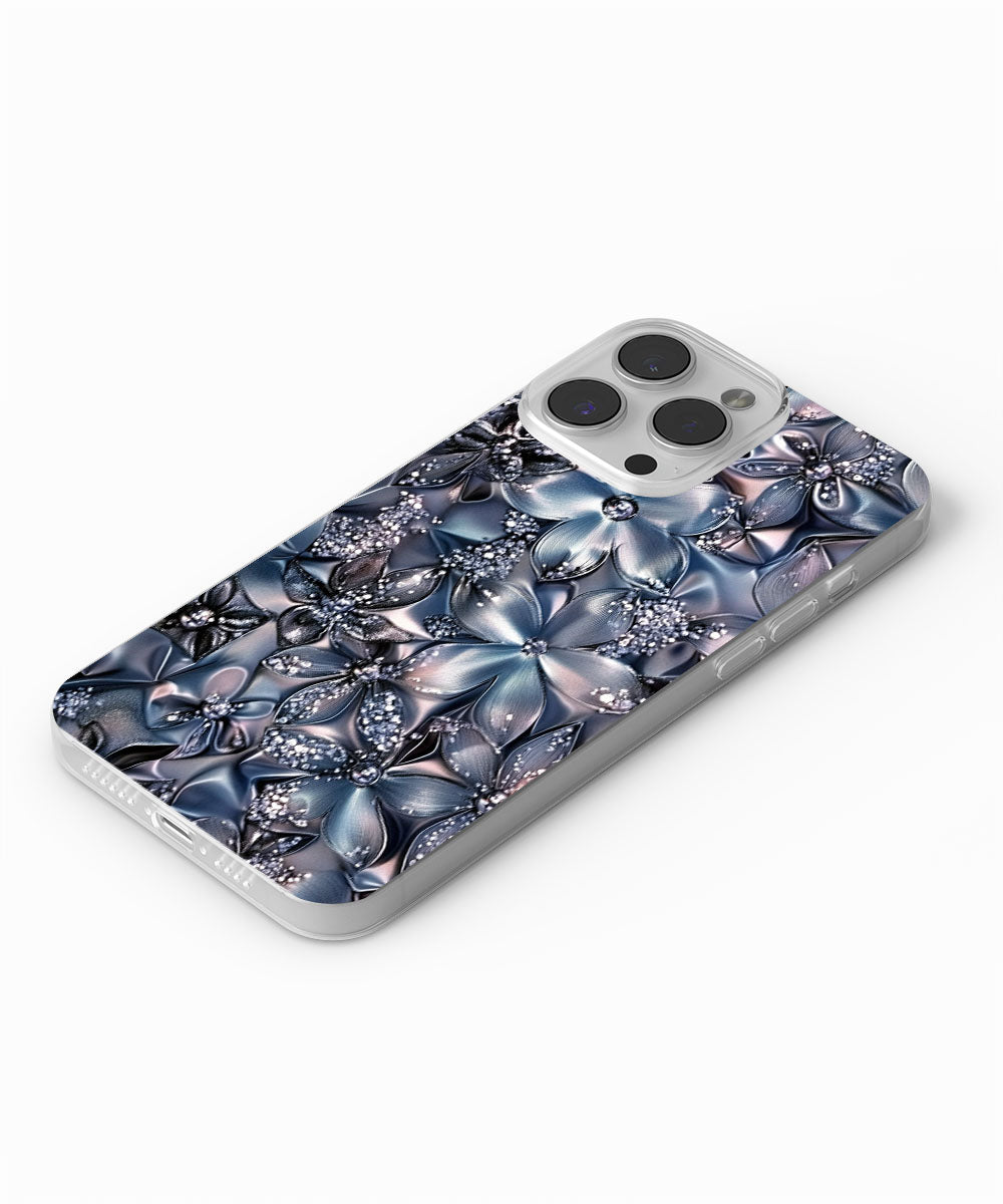 Latest 3rd-Generation Crystal Tough Glossy Flowers iPhone Case (MagSafe-Compatible)